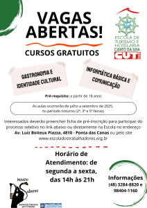 VAGAS ABERTAS