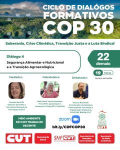 Ciclo de Diálogo COP30 CUT